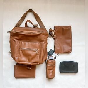 Fawn Design The Original Diaper Bag Bundle - Brown
